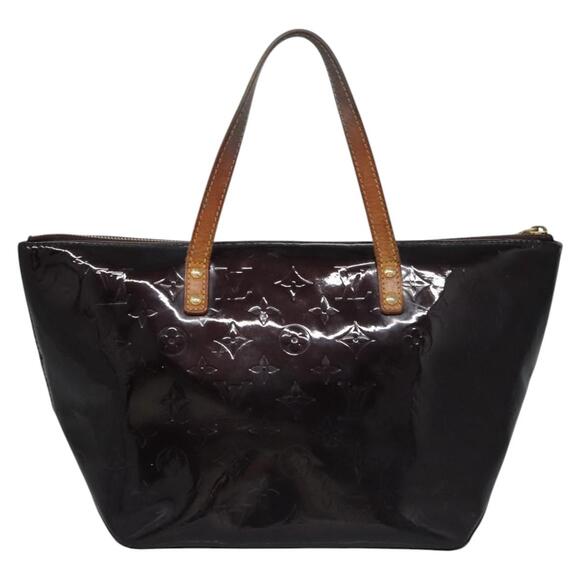 LOUIS VUITTON Monogram Vernis Bellevue PM Hand Bag Amarante M93585 - Picture 3 of 13